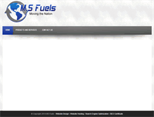 Tablet Screenshot of msfuels.co.za